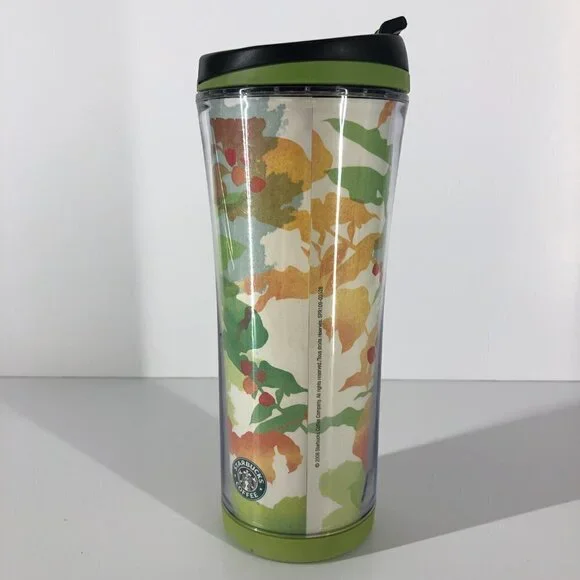 Starbucks Watercolor Fall Leaves Travel Mug Tumbler 16 oz / 473‎ mL - Picture 2 of 14